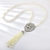 Picture of White Cubic Zirconia Long Chain Necklace with 3~7 Day Delivery