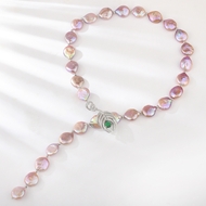 Show details for Delicate Green Pendant Necklace with Fast Delivery