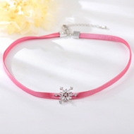 Show details for Irresistible White Medium Choker in Exclusive Design