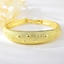Show details for Designer Gold Plated Dubai Fashion Bangle with Easy Return