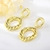 Picture of Nickel Free Gold Plated Geometric Dangle Earrings with Easy Return