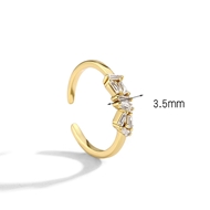Picture of Good Cubic Zirconia Small Adjustable Ring