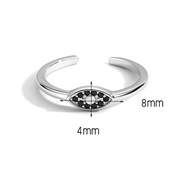 Picture of Filigree Small Cubic Zirconia Adjustable Ring
