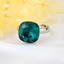 Show details for Zinc Alloy Geometric Adjustable Ring in Flattering Style
