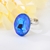 Picture of Famous Medium Blue Adjustable Ring