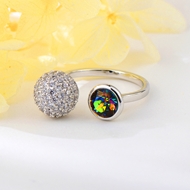 Show details for Copper or Brass Medium Adjustable Ring with Full Guarantee