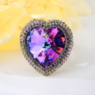 Show details for Zinc Alloy Purple Fashion Ring from Certified Factory