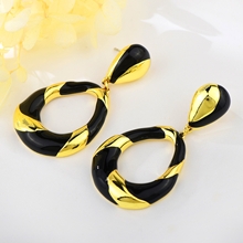 Show details for Classic Gold Plated Dangle Earrings with Fast Delivery