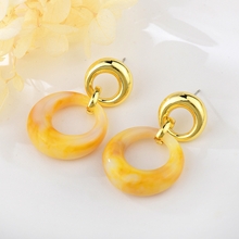 Show details for Classic Yellow Dangle Earrings at Unbeatable Price