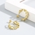 Picture of Gold Plated Small Earrings with No-Risk Return
