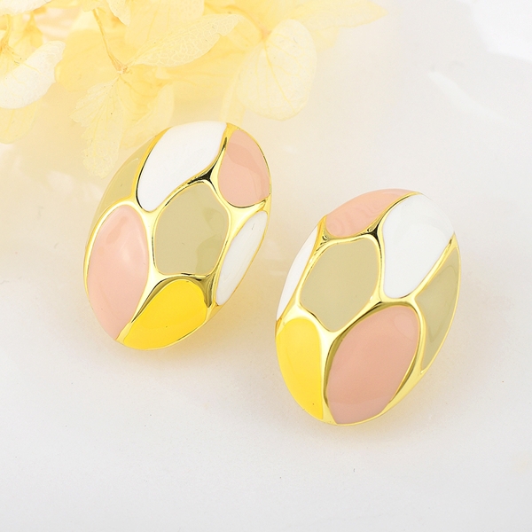 Picture of Recommended Gold Plated Medium Stud Earrings from Top Designer