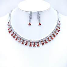Show details for Luxury Cubic Zirconia 2 Piece Jewelry Set of Original Design