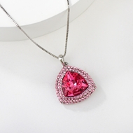 Show details for Fancy Medium Zinc Alloy Pendant Necklace