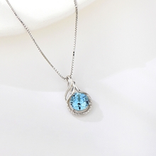 Show details for Irresistible Platinum Plated Swarovski Element Pendant Necklace As a Gift