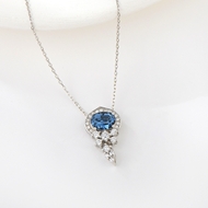 Show details for Fancy Medium Swarovski Element Pendant Necklace
