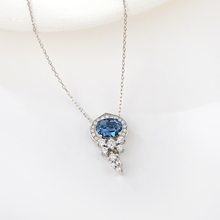 Show details for Fancy Medium Swarovski Element Pendant Necklace