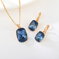 Show details for Brand New Zinc Alloy Swarovski Element 2 Piece Jewelry Set with SGS/ISO Certification