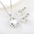 Picture of Wholesale Platinum Plated Swarovski Element 2 Piece Jewelry Set with No-Risk Return