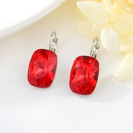 Show details for Zinc Alloy Swarovski Element Dangle Earrings at Unbeatable Price