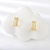 Picture of Brand New White Delicate Stud Earrings with Full Guarantee