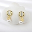 Show details for Copper or Brass White Dangle Earrings with Unbeatable Quality