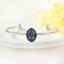 Show details for Small Swarovski Element Cuff Bangle with Fast Delivery