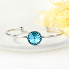 Show details for Distinctive Gold Plated Ball Cuff Bangle Online