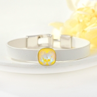 Show details for Trendy Yellow Small Fashion Bangle with No-Risk Refund