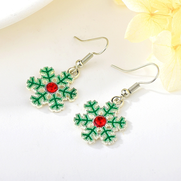Picture of Best Selling Snowflake Holiday Dangle Earrings
