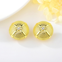 Show details for Low Price Gold Plated White Stud Earrings from Trust-worthy Supplier