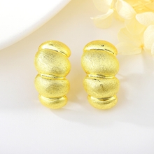 Show details for Bling Dubai Gold Plated Stud Earrings