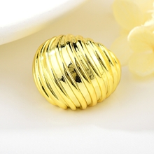 Show details for Unique Big Gold Plated Fashion Ring