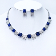 Show details for Luxury Big 2 Piece Jewelry Set in Flattering Style