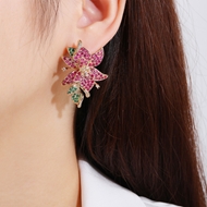 Picture of Latest Big Copper or Brass Dangle Earrings
