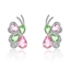 Show details for Fast Selling Pink Cubic Zirconia Dangle Earrings from Editor Picks