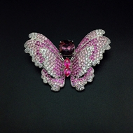 Show details for Bling Big Platinum Plated Brooche