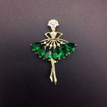 Show details for Fashionable Medium Copper or Brass Brooche