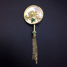 Show details for Purchase Gold Plated Copper or Brass Brooche Direct from Factory