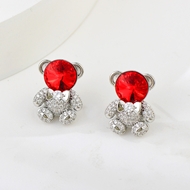 Show details for Buy Platinum Plated Copper or Brass Dangle Earrings with Wow Elements