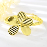 Show details for Gold Plated Flowers & Plants Fashion Bangle with Low MOQ Show details for Gold Plated Flowers & Plants Fashion Bangle with Low MOQ