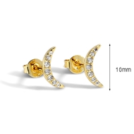 Picture of Purchase Gold Plated Copper or Brass Stud Earrings Exclusive Online