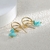 Picture of Best Artificial Crystal Blue Dangle Earrings