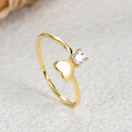 Picture of Impressive White Delicate Fashion Ring with Low MOQ
