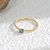 Picture of Pretty Artificial Crystal Small Fashion Ring