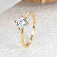 Picture of Fashion Cubic Zirconia Gold Plated Fashion Ring