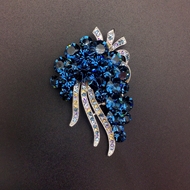 Show details for Staple Medium Copper or Brass Brooche