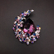 Show details for Copper or Brass Platinum Plated Brooche with SGS/ISO Certification