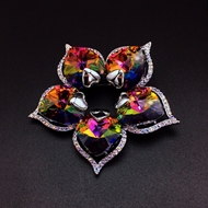 Show details for New Season Colorful Flower Brooche with Low Cost