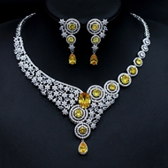 Show details for Luxury Big 2 Piece Jewelry Set with Worldwide Shipping
