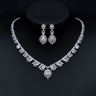 Show details for Copper or Brass White 2 Piece Jewelry Set at Great Low Price